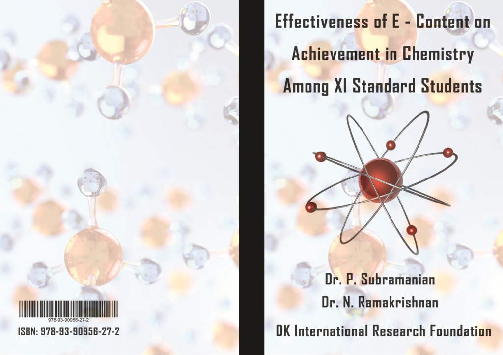 Effectiveness of E - Content on Achievement in Chemistry Among XI Standard Students